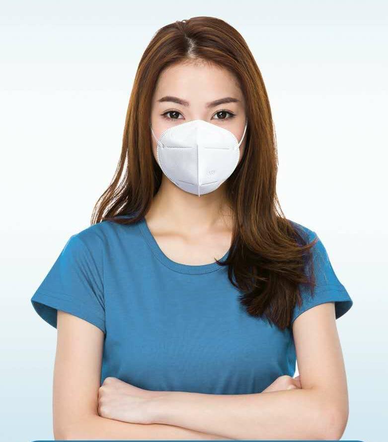 

Instant K95 disposable mask dust, fog and pollen proof kn95 protective mask 3D three-dimensional folding five layer double-layer melt blown