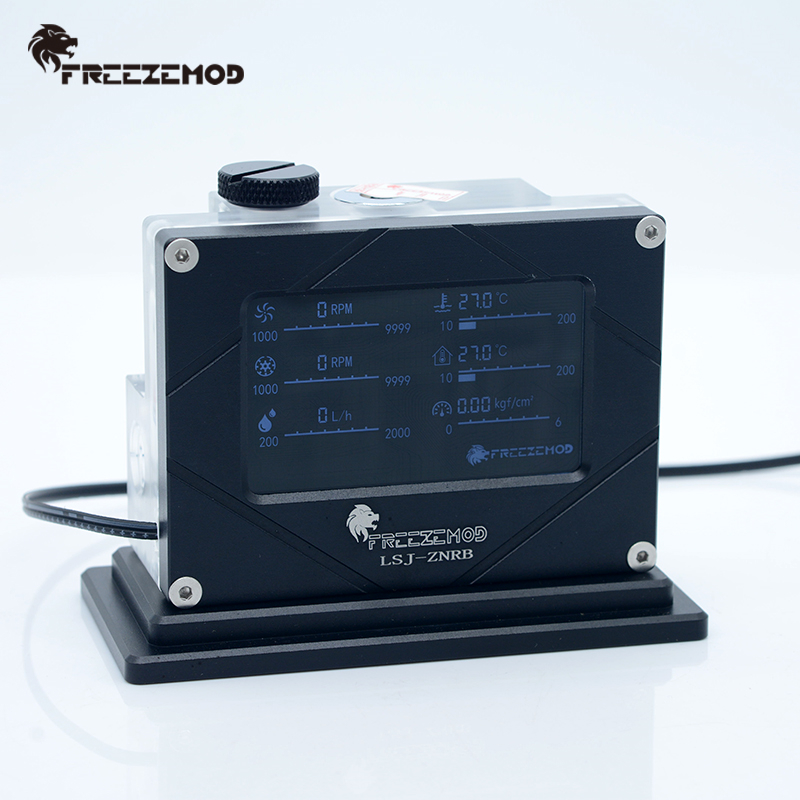 

FREEZEMOD LSJ-ZNRB Intelligent Water Cooling System Monitor 2020 Temperature Flow Rate Air Pressure Water Pump PWM. LSJ-ZNRB
