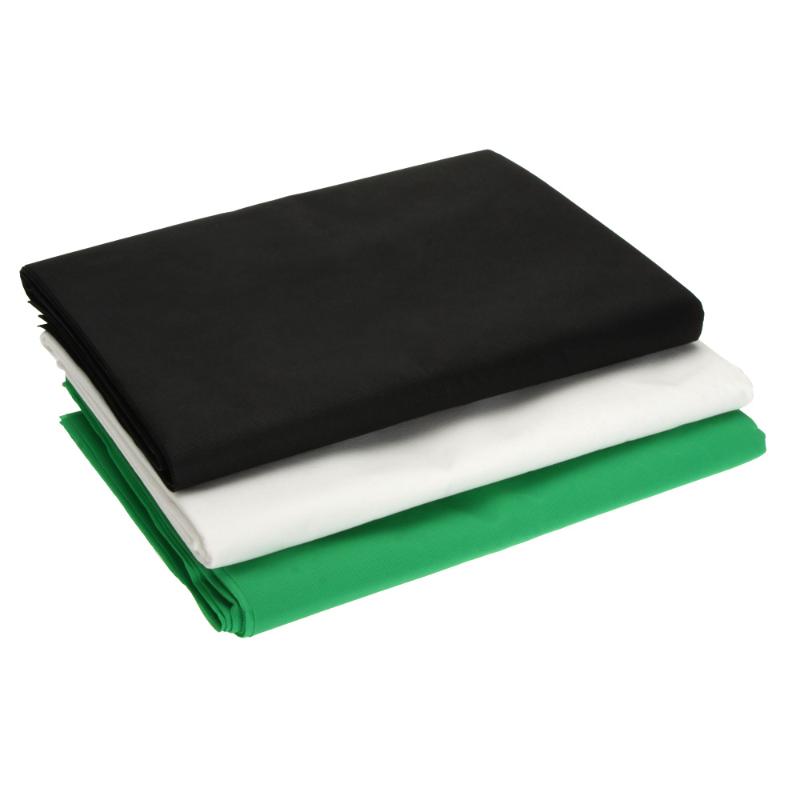 

1.6 x 3M / 5 x 10FT Green Screen for Photography Studio Video Nonwoven Screen Green Fabric Backdrop Background