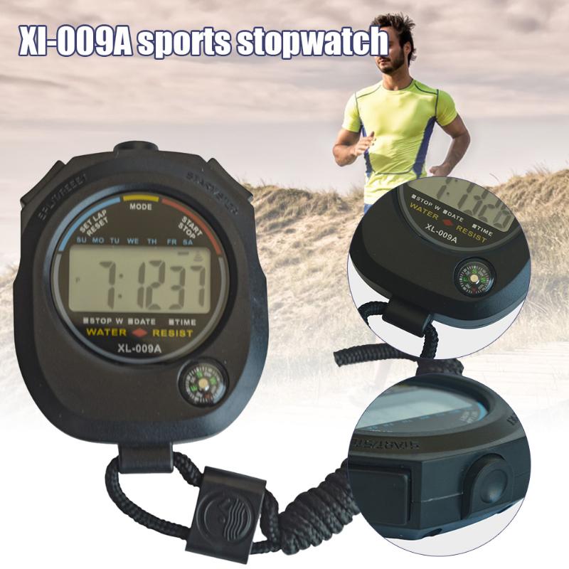 

Electronic LCD Timer Digital Sport Stopwatch Date Time Alarm Counter Chronograph Multifunctional XR-Hot