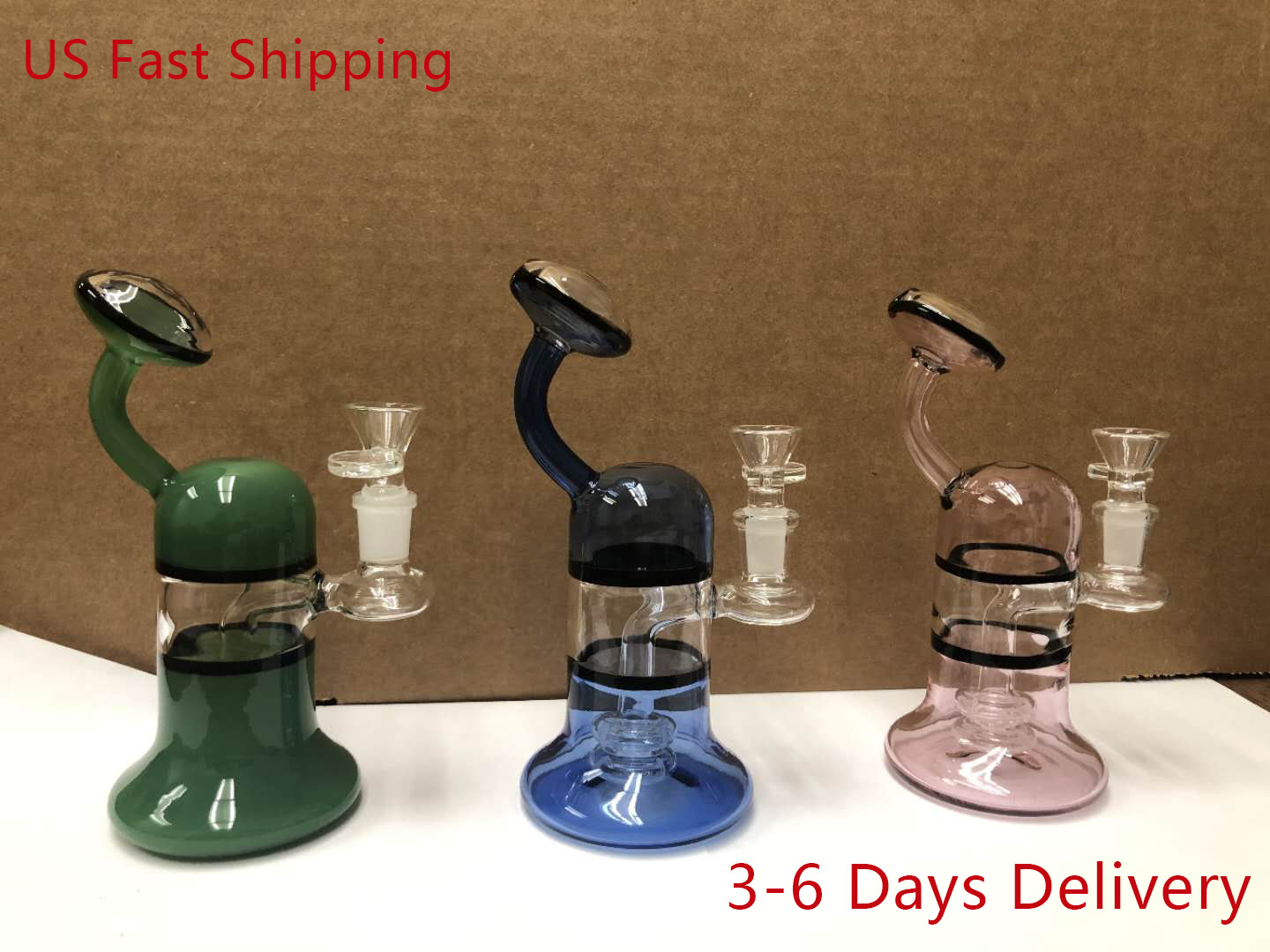 

7.6 In Green Percolator Glass Water Bong Pipe Beaker Hookah Bongs Tobacco Smoking Bubbler Smoke Pipes Bongs Bottles Dab Rig