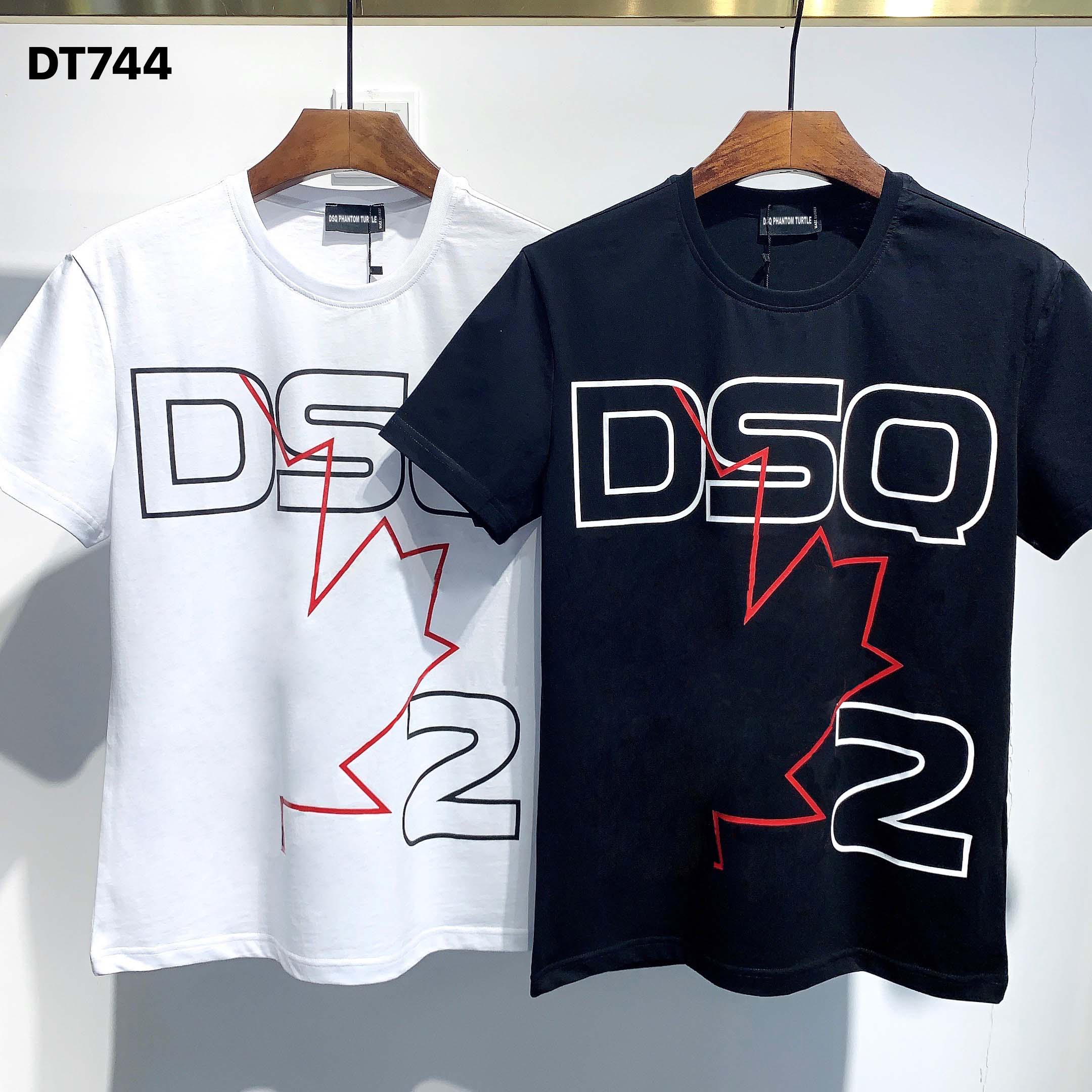 

DSQ PHANTOM TURTLE 2020SS New Mens Designer T shirt Italy fashion Tshirts Summer Men DSQ T-shirt Male Top Quality 100% Cotton Top 4007, White