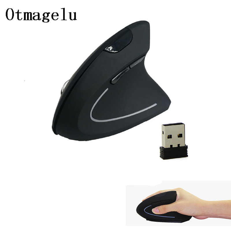 

NEW Wireless Mouse Ergonomic Optical 2.4G 800/1200/1600DPI Wrist Healing USB Chargeable Vertical Mice Gaming Mouse Gamer