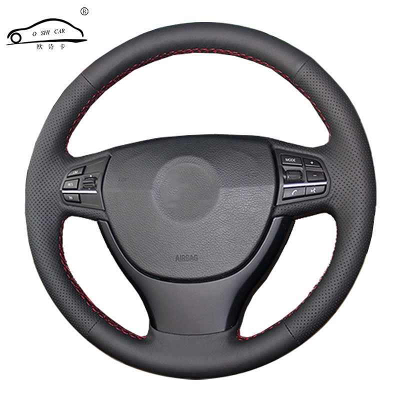 

Car Steering wheel braid for BMW F10 523Li 525Li 2009 730Li 740Li 750Li/Custom made Steering wheel cover