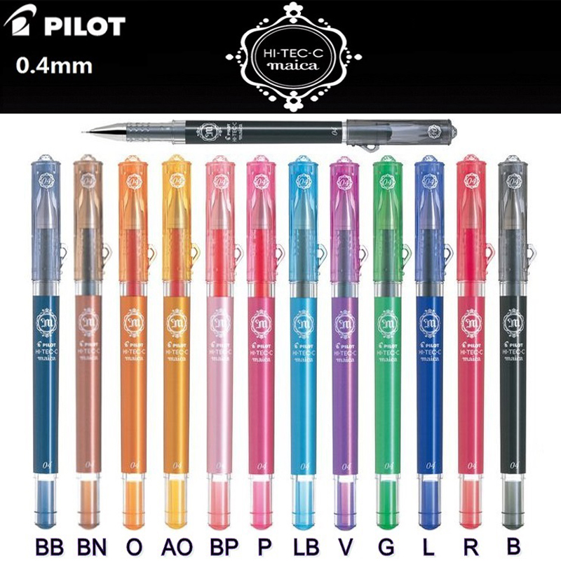 

PILOT MAICA Pen 0.4 mm HI-TEC-C Beauty Gel Pen LHM-15C4 Japan 6 Pieces 2020
