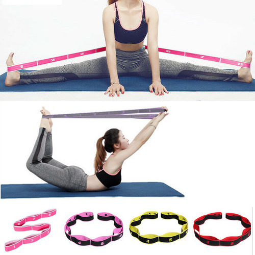 

Women Fitness Bodybuilding Elastic Leg Ballet Band Door Stretching Strap Yoga Exercise Foot Stretcher Hot Sale