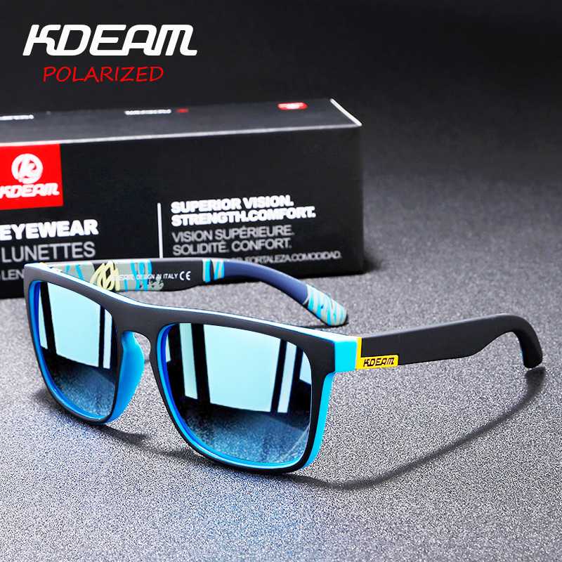 

Sunglasses KDEAM Original Design Polarized For Men And Women UV-Block Night Driving Glasses Pochromic Vision Lens M9