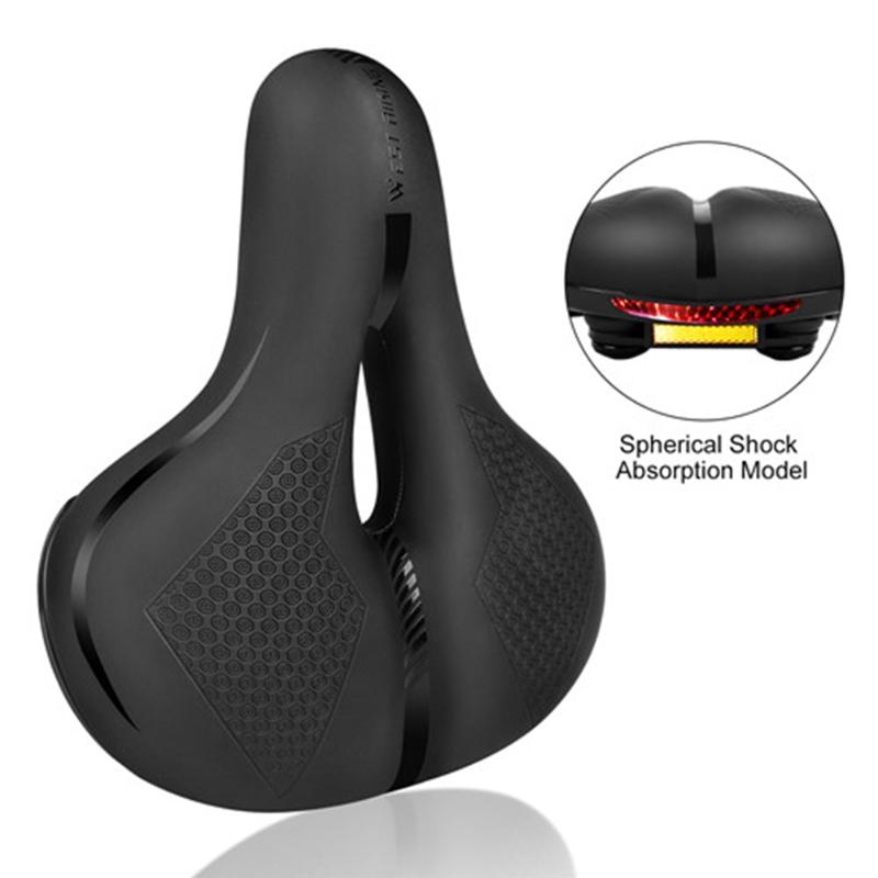 

Bike Saddles WEST BIKING Reathable Bicycle Saddle Seat Soft Thickened Mountain Silica Filled Gel Cushion Absorbing Spring