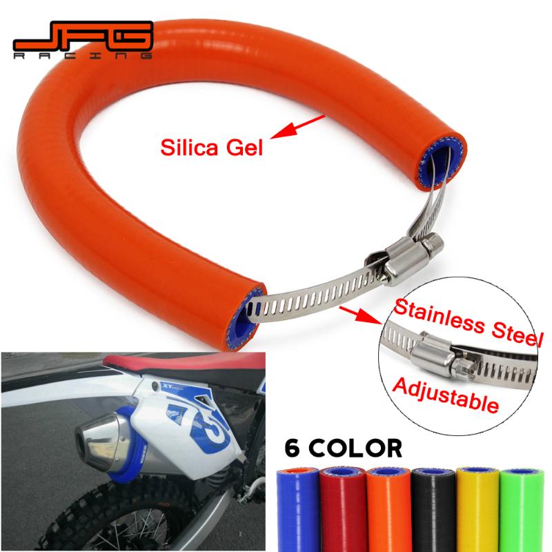 

Motorcycle OTOM Exhaust Protector Cover Guard Heat Shield Anti-hot For EXC SX SXF EXCF XC XCF XCW MX 250 350 450 500 525 530