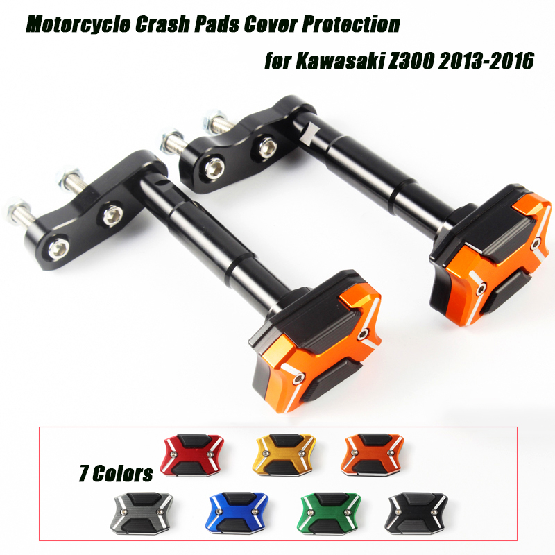 

Motorcycle Frame Sliders Protector Crash Pads Bracket Cover Set Escape For Z300 2013 2014 2020 2020