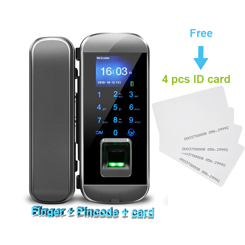 

Security Entry Keyless Electronic New Fingerprint Digital Door Lock+4 iGlass100plus