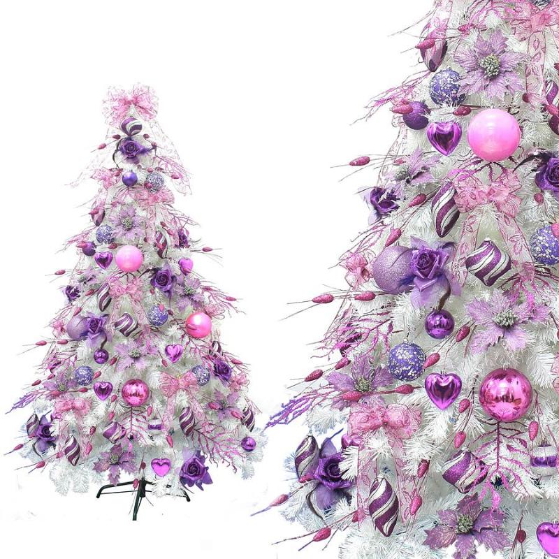 

Pink Christmas Tree Home Decor Xmas Tree New Year Snowtime Bushy
