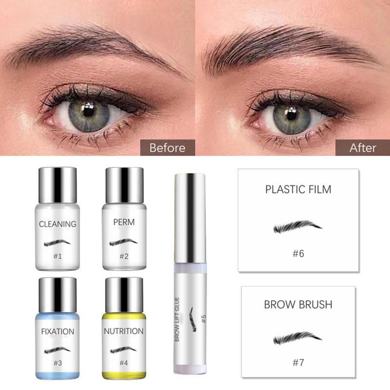 

New Brow Kit Safe Perming Brow Lift Set 3D Eyebrow Lifting Brows Styling Beauty Salon Home Use Makeup