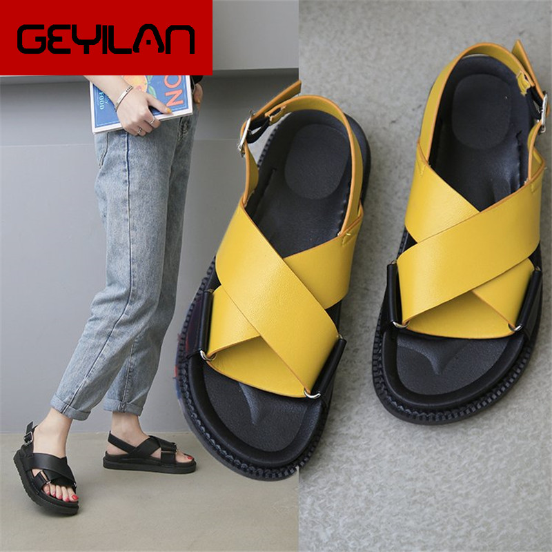

Comfy Slip On Sandals Elastic Textile Splicing Sandals Casual Beach Shoes For Woman Classics Non-slip Lightweight Sandal Woman, Yellow