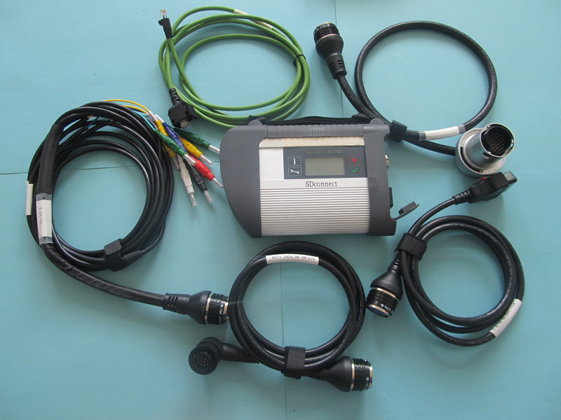 

mb star c4 multiplexer with five cables without hdd diagnostic tool for cars and trucks 2 years warranty high quality