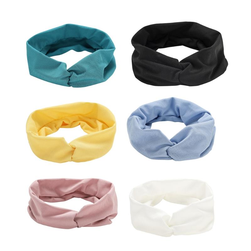 

Boho Headbands for Women Vintage Floral Print Headwrap Hair Band Sports Elastic Head Wrap Twisted Cute Hair Accessories Style B