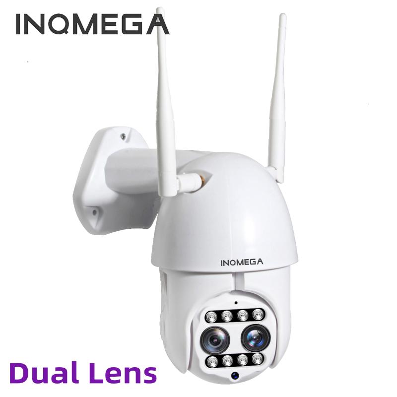 

INQMEGA Outdoor 381 DL PTZ IP Camera Dual Lens FHD WIFI 4x Digital Zoom Onvif Infrared CCTV Security Smart Remote Monitoring