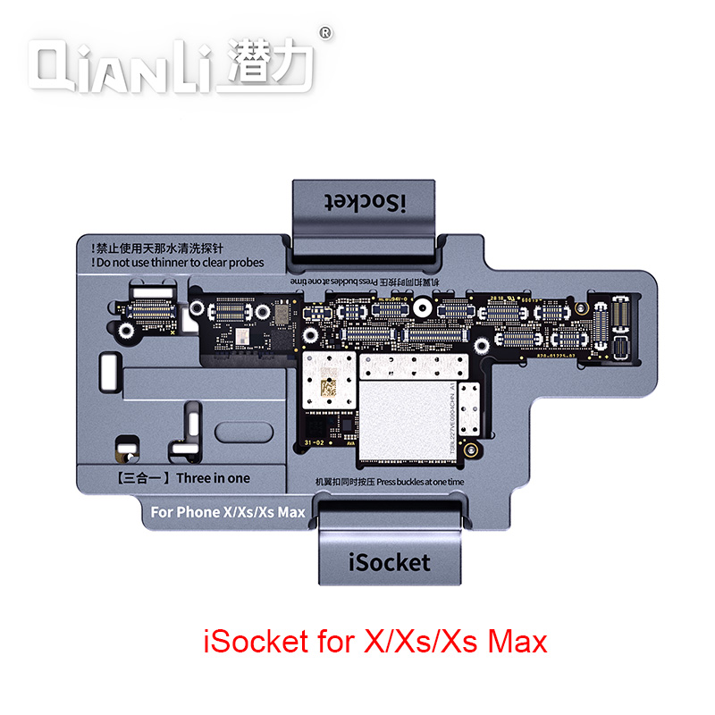 

Qianli iSocket for X XS XSMAX Logic Board Function Diagnostic Quick Tester Phone Repair Quality Motherboard Test Fixture
