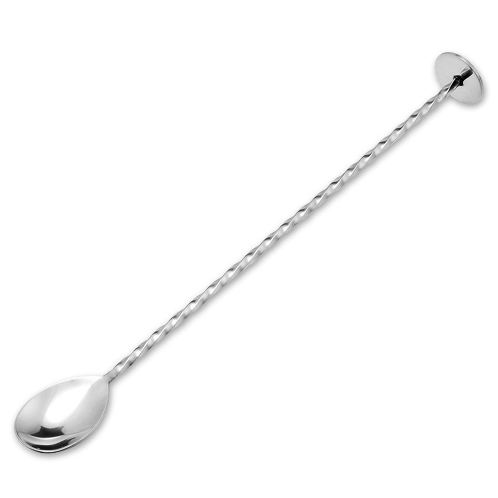 

Quality Stainless Steel Cocktail Bar Spiral Pattern Drink Shaker Muddler Stirrer Twisted Mixing Spoon Kitchen tableware Bar tool