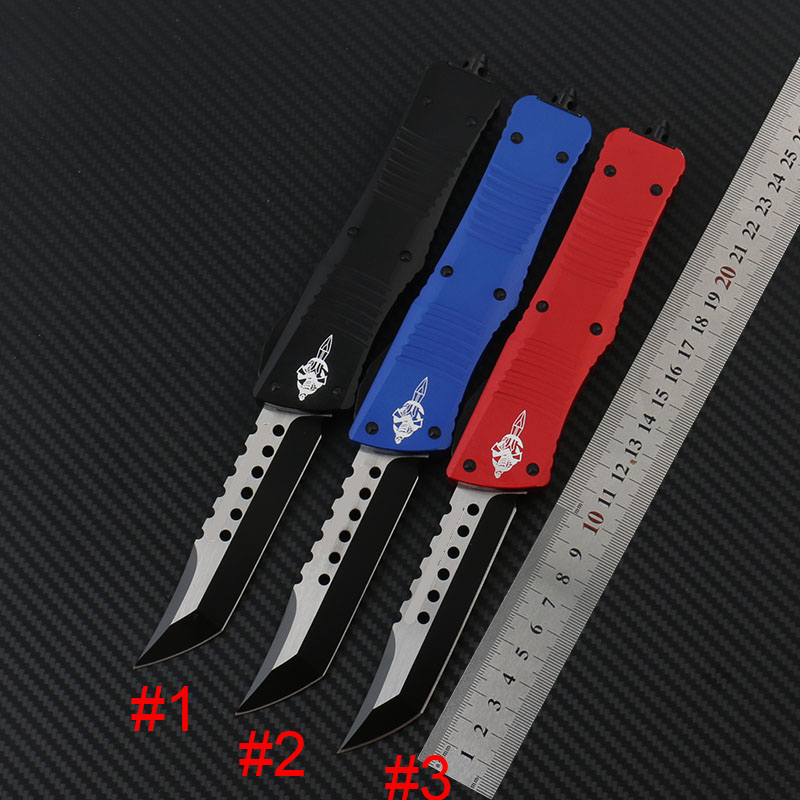 

New Mic-tech Combat Knife Miro Tech Bowie / Hellhound Tanto / Spear point D2 steel blade knives Tactical Knife UTX85 knifes