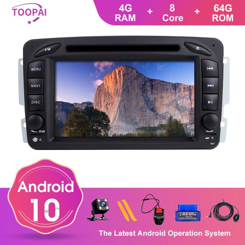 

TOOPAI Android 10 For CLK W209 Vito W639 Viano A-W168 C- W203 W209 Auto Radio Multimedia Player GPS Navigation car dvd