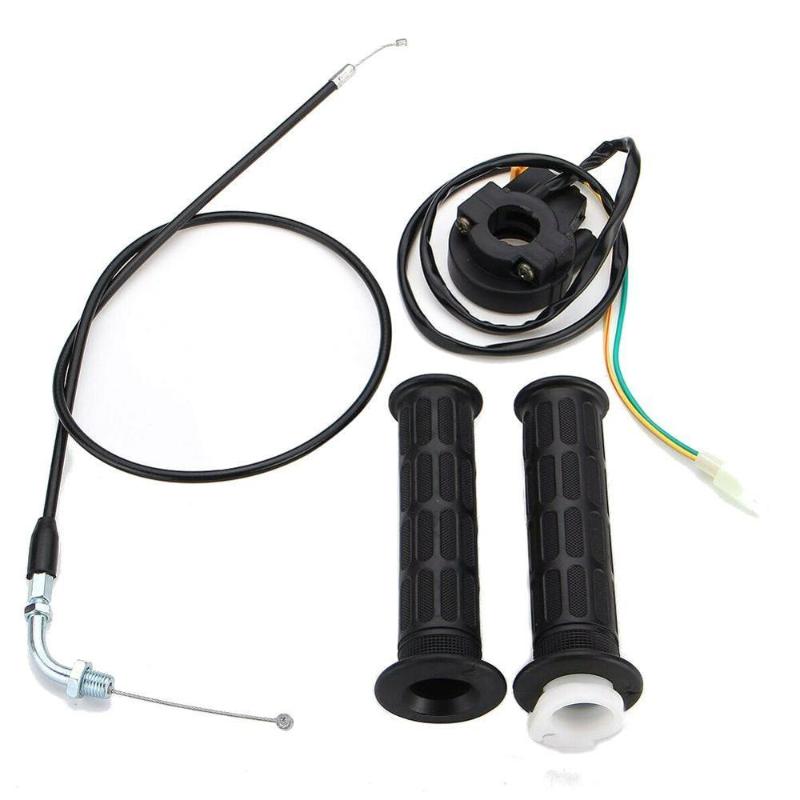 

Off-road motorcycle grip throttle turn 22mm universal 49-80cc with throttle cable acceleration hand grip with twist cable