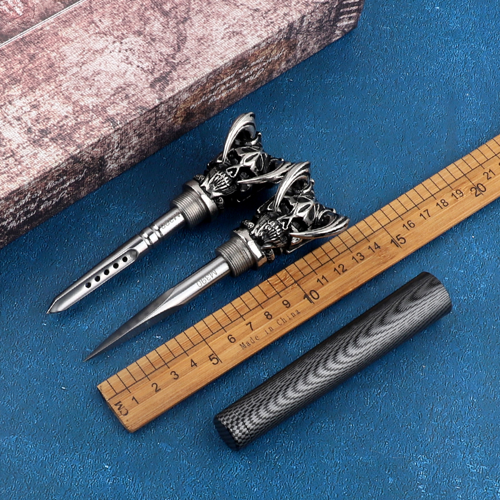 

Devil M390 tea cone tea knife collection Kung Fu tea ceremony outdoor self-defense tool knife collection EDC