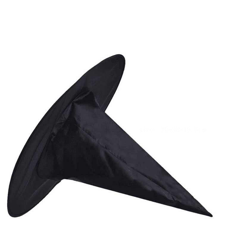

Masquerade Party Halloween Witch Hat Decoration Adult Women Black Witch Hat Wizard Top Caps Halloween Costume Accessory Party Cap VT1496