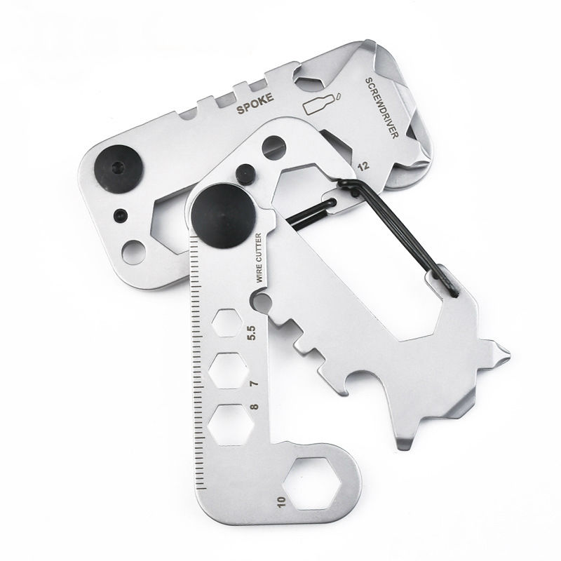 

Outdoor card tool portable hand card bottle opener emergency electrical tools for electricians keychain Household Tool Set