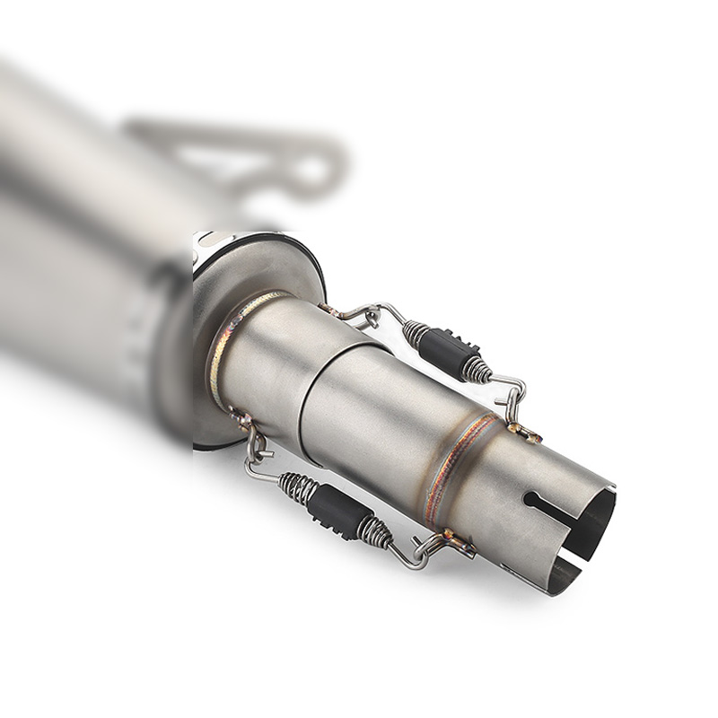 

51mm Motorcycle Exhaust Middle Link Pipe Slip-on Stainless Steel For Ninja400 Ninja 400 Z400 Z 400 2020-2020