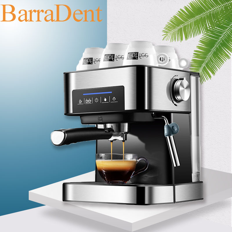 

Cappuccino Maker Barista Bundle Set Coffee Bean Grinder Cup Stainless Steel Semi-Automatic Mini Coffee Maker