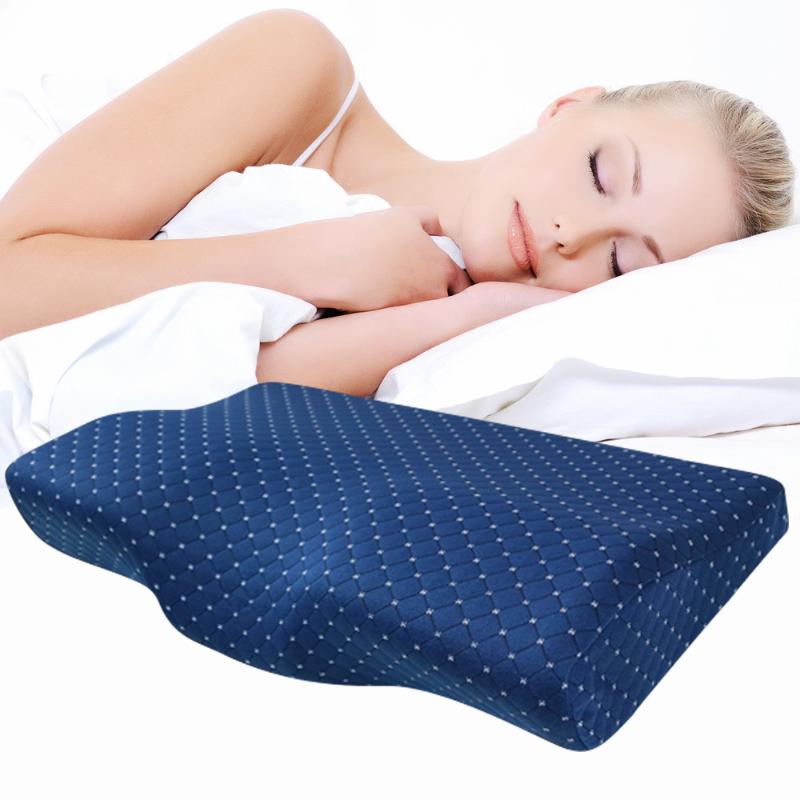 

Memory Foam Pillow Orthopedic Pillow Latex Neck Fiber Slow Rebound Soft Massager For Cervical Health Care