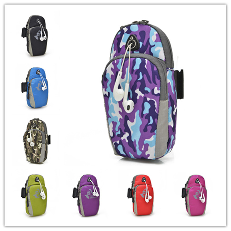 

New Unisex Mobile Phone Arm Bag Sports Running Jogging Gym Sport Arm Bag Armband Band Holder Running For Phone, Red