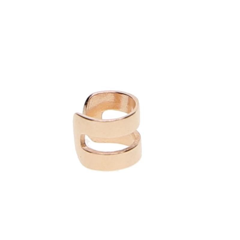 

Stud 925 Sterling Silver Earrings Handmade No Piercing Double And Criss Cross Ear Cuff Simple Women Lady Earring