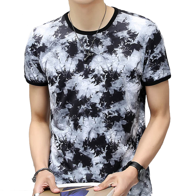 

Plus Size -9XL T-shirt men short sleeve flower fitness tshirt summer mens top t-shirt tops male tee shirts clothes D501602, Red