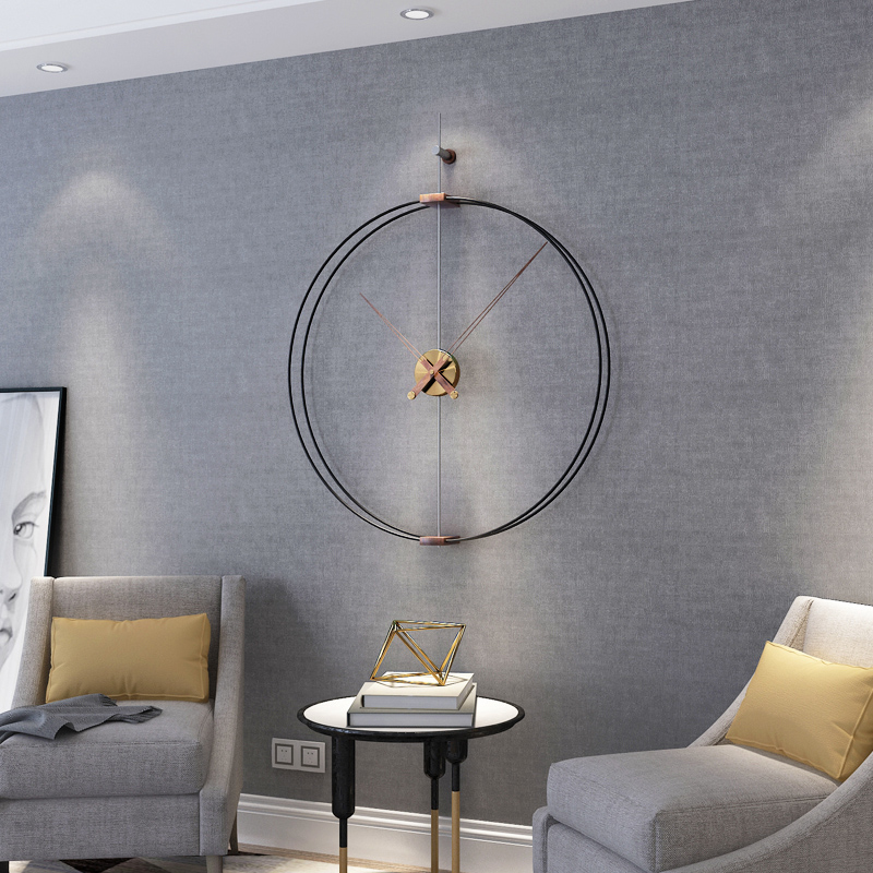 

Reloj Pared Large Outdoor Wall Clock Electronic Modern Design Nordic Metal Wall Clock Living Room Relogio De Parede Home Watch