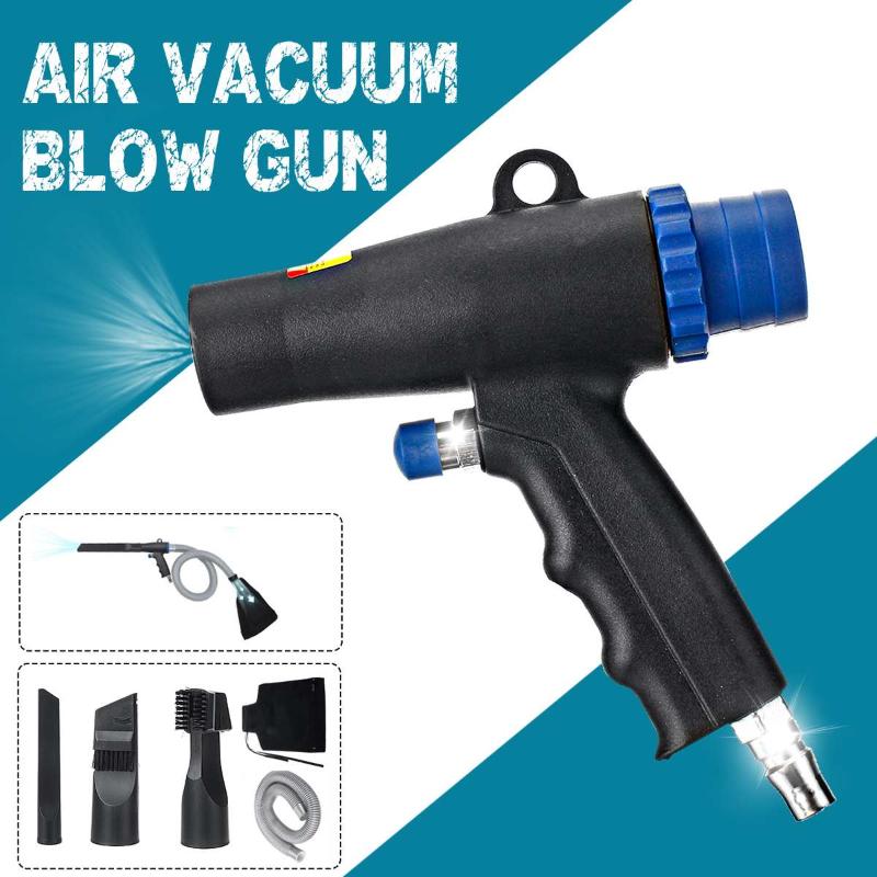 

High Pressure Air Duster Compressor Air Vacuum Blow Suction Guns Pistol Type Wonder Guns Kit Pneumatic Cleaning Tool