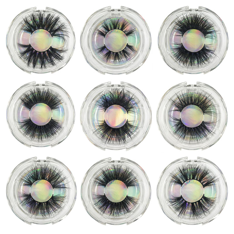 

Makeup 3D Mink Lashes Fake Eyelashes Long Custom Full Strip Mink Eyelashes Bulk Dramatic 5D 25MM Lashes
