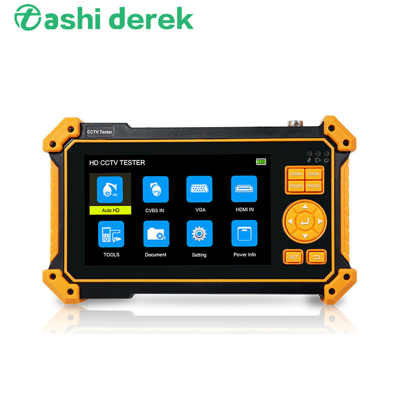 

Video Surveillance Project Security Equipment Maintenance 5inch CCTV Tester HD-3100 51C 52C PTZ Protocol Control MONITOR Tester