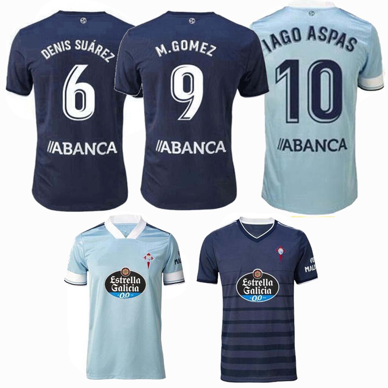 

2020 2021 RC Celta de Vigo Soccer Jerseys IAGO ASPAS .GOMEZ Celta home away 20 21 football men and kids boys shirt