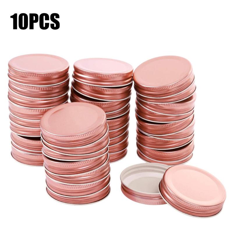 

10pcs Leak Proof Canning Lids Tinplate Storage Caps Replacement Parts Kitchen Regular Mouth Mason Jar Rustproof Universal