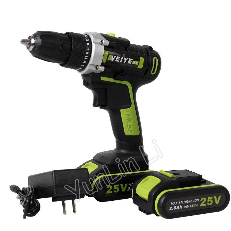 

25V Rechargeable Drill Lithium-ion Electric Screwdriver Handheld Electric Tool Industrial Lithium-ion Drill V-107