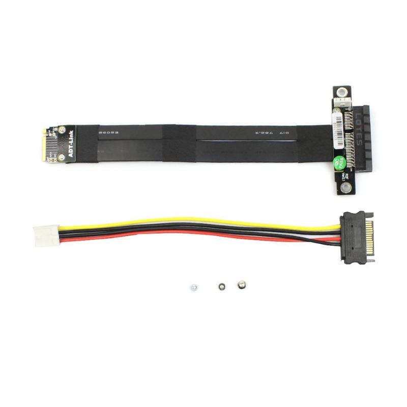 

Riser PCIe x4 3.0 PCI-E 4x To M.2 NGFF NVMe M Key 2280 Riser Card Gen3.0 Cable Extender M2 PCI-Express Extension cord 32G/bps