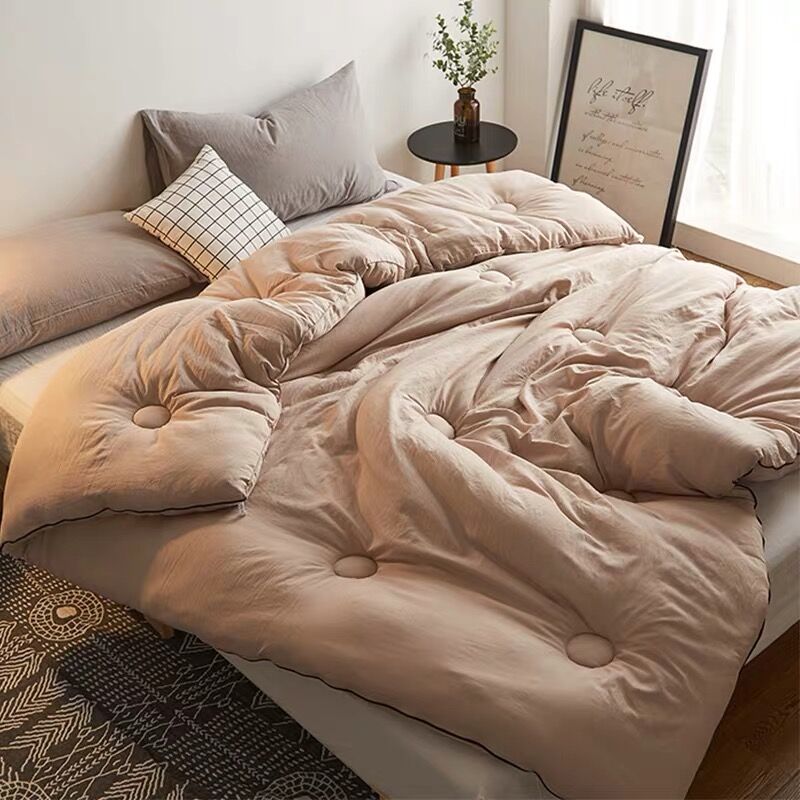 

winter comforter thicken quilted quilts home bedding comforter printed bedroom keep warm quilts autumn winter duvet with filling, As picture