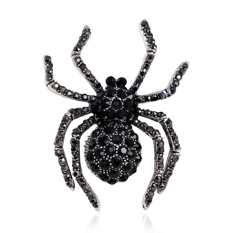 

Brooches For Women Classic Spider Insect Pins For Man Neckline Front Of Clothes Halloween Gift Jewelry