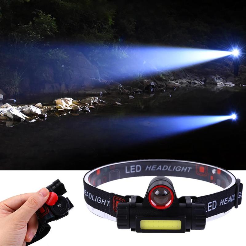 

MingRay 2020 new design 2 in 1 USB rechargeable high lumens COB headlight LED zooming lamp with magnet for car emmergency