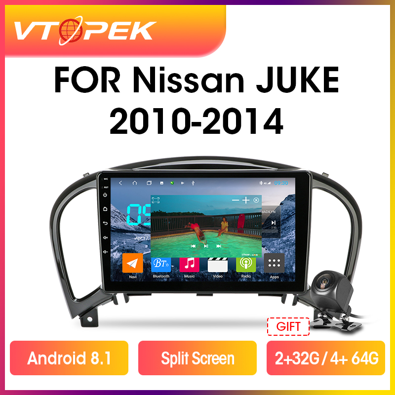 

Vtopek 9" 4G+WiFi DSP IPS 2din Android Car Radio Multimedia Video Player GPS Navigation For Juke YF15 2010-2014 Head Unit car dvd
