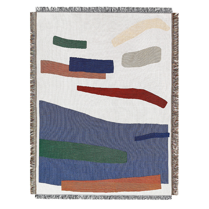 

Multi-function Geometry Throw Sofa Blanket Table Cloth Tapestry Blankets for Sofa Bed Airplane Travel Bedroom Piano Cover Decor