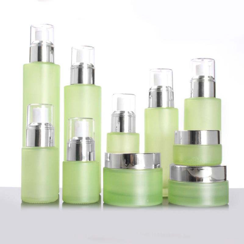 

120ml Green Frosted Round Hot Sale Lotion Bottle,4oz Spray Bottle