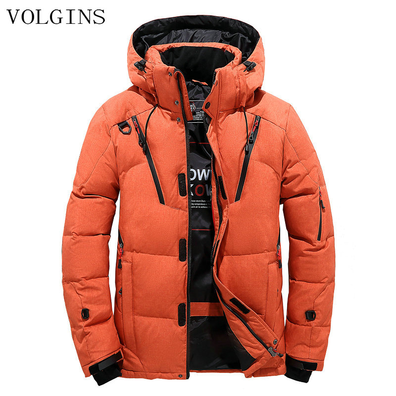 

Streetwear Winter New Men Coats Solid 5 Colors Hooded Cotton Jackets Male Casual Fashion Warm Jacket Men Clothing 4XL, Gray